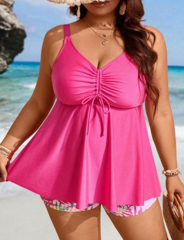 Costum de baie Shein Curve+, mix culori