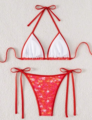 Costum de baie Shein, mix culori