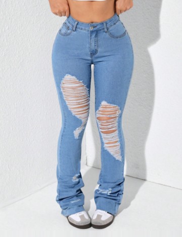 Jeans Shein, albastru