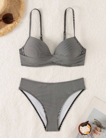 Costum de baie Shein, mix culori