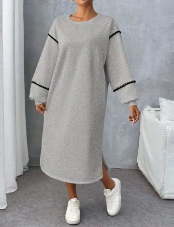 Rochie midi Shein, gri