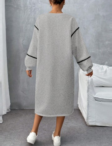 Rochie midi Shein, gri