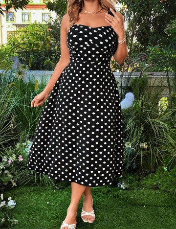 Rochie midi Shein Curve+, mix culori