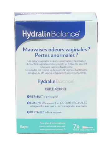 Gel vaginal Hydralin Balance, transparent