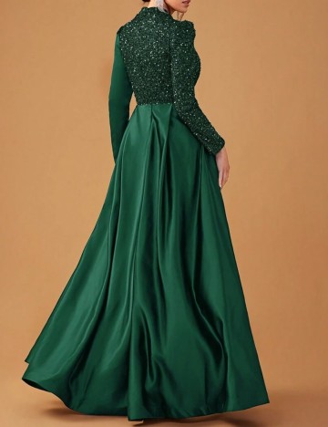 Rochie de ocazie Shein, verde