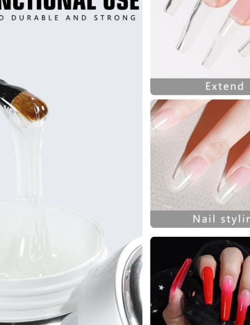 Gel de unghii Beautilux, transparent