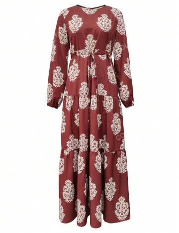Rochie midi Shein, vișiniu