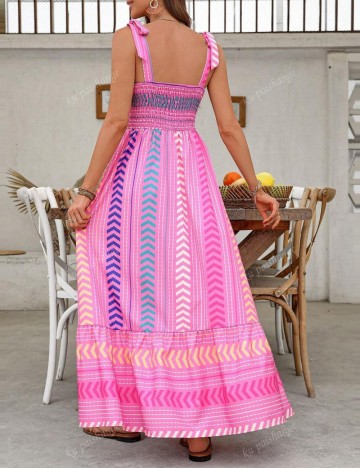 Rochie maxi Shein, mix culori