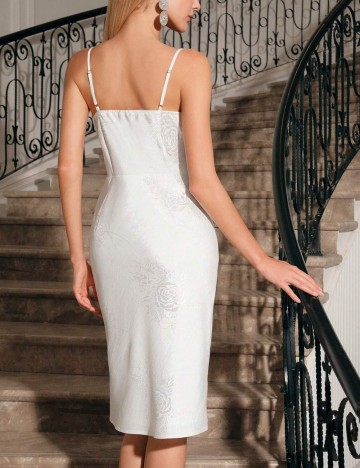Rochie midi Shein, alb