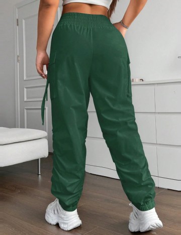 Pantaloni Shein Curve+, verde