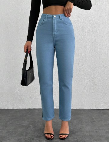 Pantaloni Shein, albastru