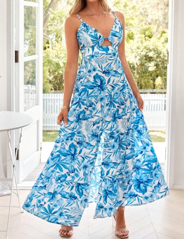 Rochie maxi Shein, mix culori