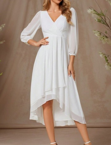 Rochie midi Shein, alb