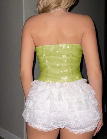 Top Shein, verde