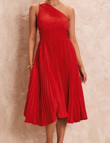 Rochie midi Shein, roșu