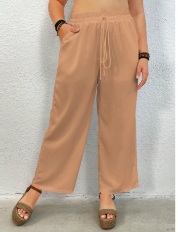 Pantaloni Shein Curve+, bej
