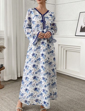 Rochie maxi Shein, mix culori