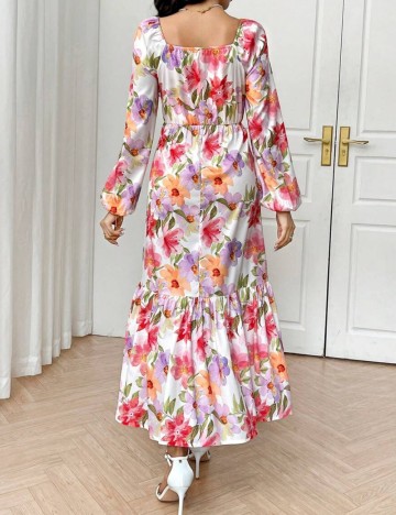 Rochie maxi Shein, mix culori