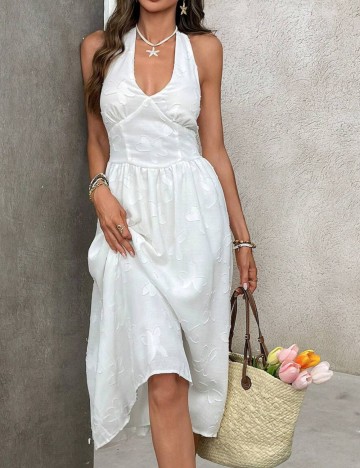 Rochie midi Shein, alb