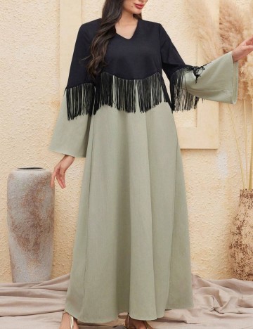 Rochie maxi Shein, verde