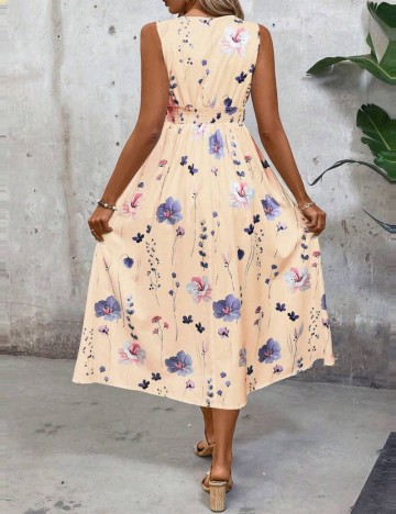 Rochie midi Shein, mix culori