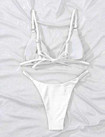 Costum de baie Shein, alb