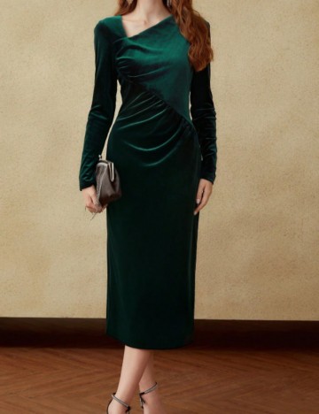 Rochie midi Shein, verde