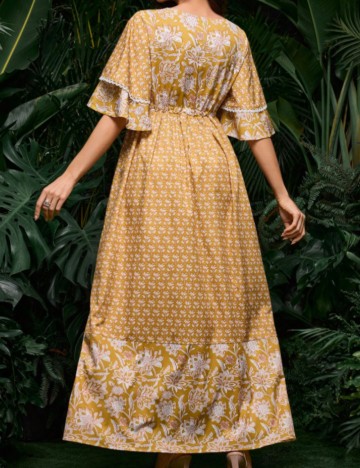 Rochie maxi Shein, mix culori
