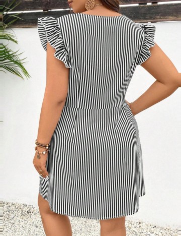 Rochie mini Shein Curve+, mix culori