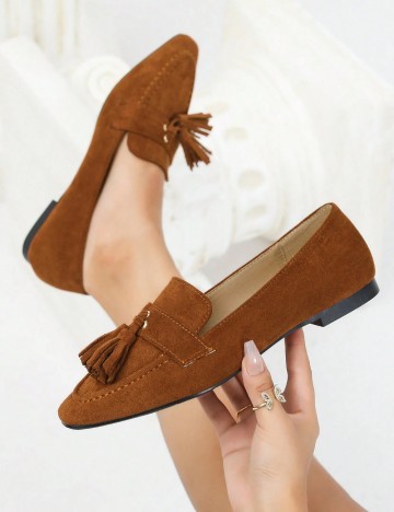Pantofi Shein, maro