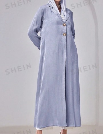 Cardigan lung Shein, albastru
