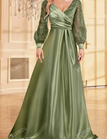 Rochie de ocazie Shein, verde