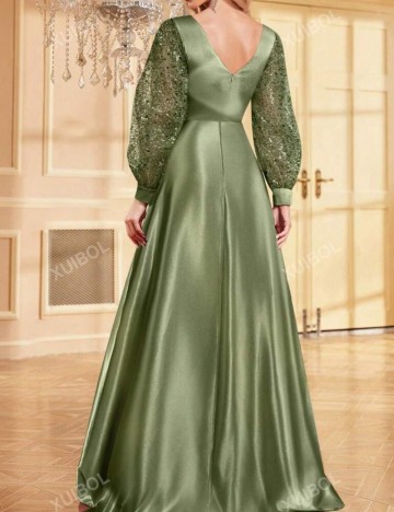 Rochie de ocazie Shein, verde