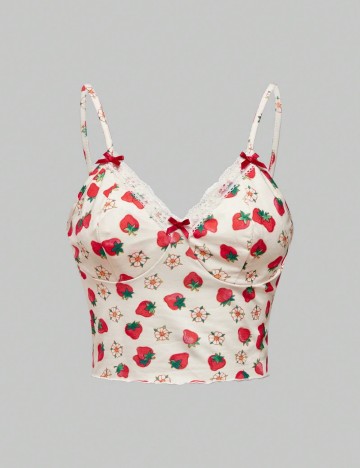 Top Romwe by Shein, crem