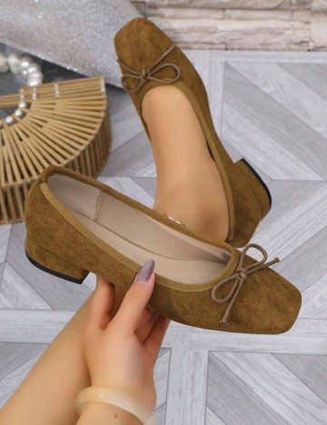 Pantofi cu toc Shein, maro
