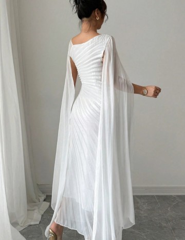 Rochie midi Shein, alb