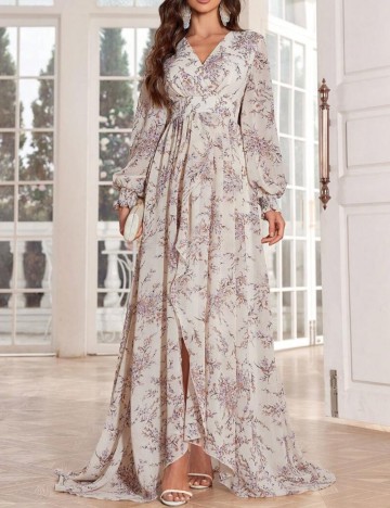 Rochie maxi Shein, mix culori
