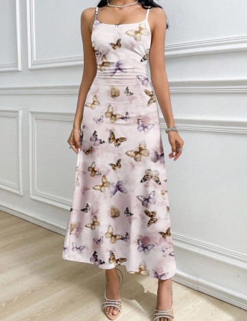 Rochie midi Shein, mix culori