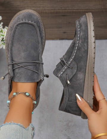 Pantofi Shein, gri