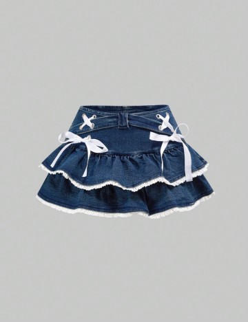 Fustă Pantalon Shein, albastru