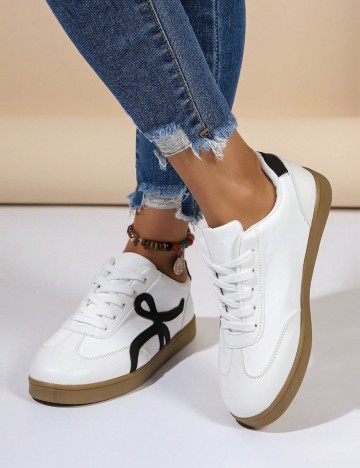 Pantofi Sport Shein, alb