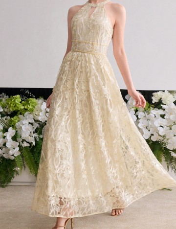 Rochie maxi MOTF by Shein, crem