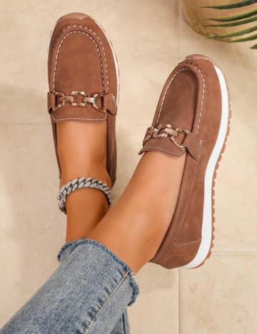 Pantofi Shein, maro