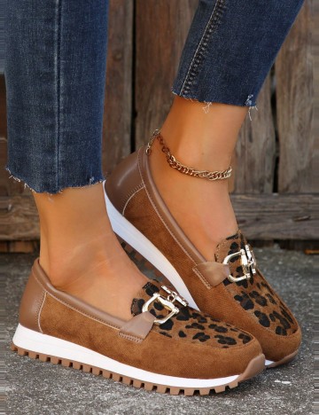 Pantofi Shein, maro