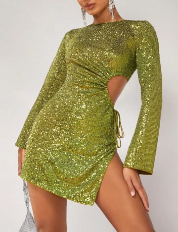 Rochie mini Shein, verde