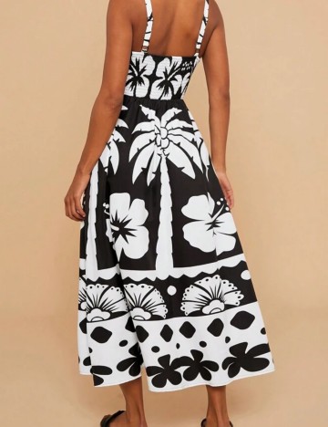 Rochie midi Shein, mix culori