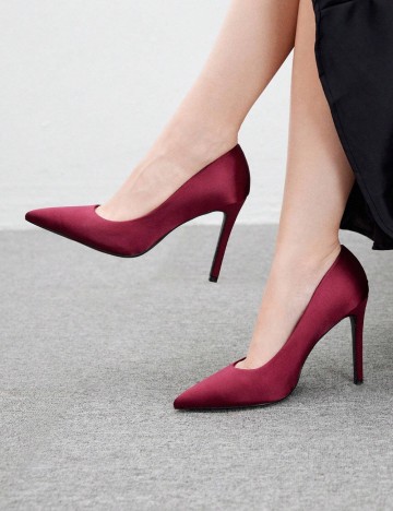 Pantofi cu toc Shein, mov