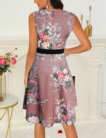 Rochie midi Shein, roz