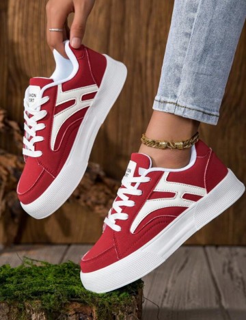 Pantofi Sport Shein, roșu