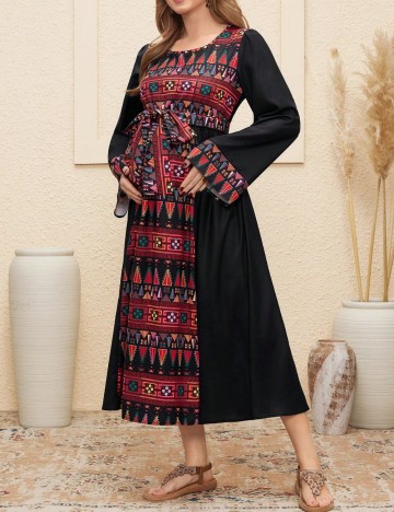 Rochie midi Shein, mix culori
